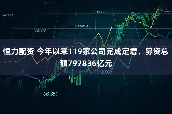 恒力配资 今年以来119家公司完成定增，募资总额797836亿元